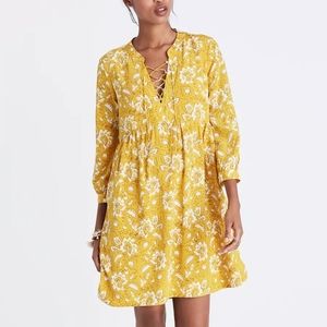 Madewell Lace-Up Dress